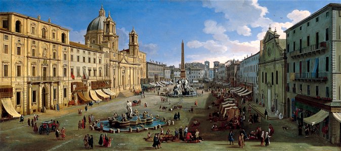 Caspar van Wittel - Piazza Navona, Rome - Google Art Project