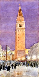 Cass Gilbert - Bell Tower, St. Mark's Square, Venice - 1962.13.10 - Smithsonian American Art Museum