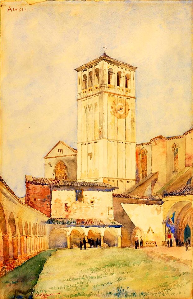 Cass Gilbert - Church of St. Francis, Assisi - 1962.13.36 - Smithsonian American Art Museum