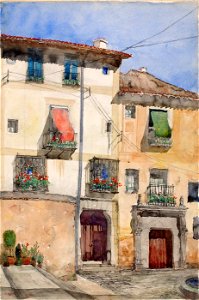Cass Gilbert - Old House at Segovia, Spain - 1962.13.63 - Smithsonian American Art Museum