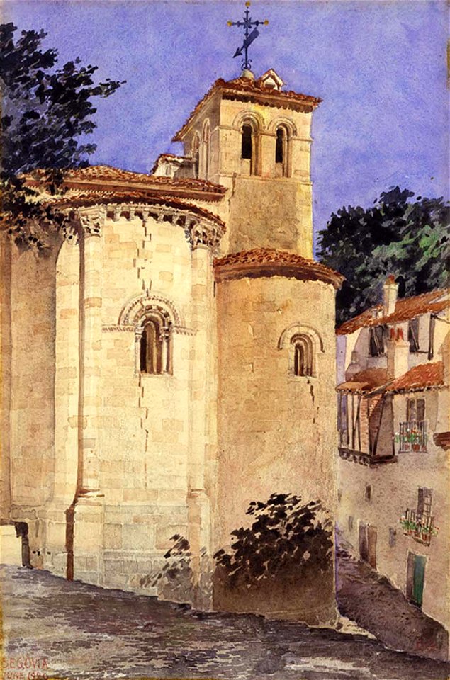 Cass Gilbert - Church at Segovia, Spain - 1962.13.50 - Smithsonian American Art Museum
