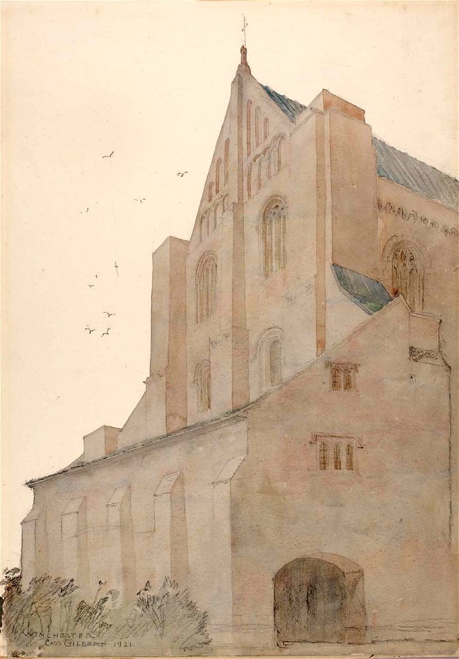 Cass Gilbert - Winchester, England - 1962.13.51 - Smithsonian American Art Museum