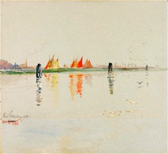 Cass Gilbert - The Lagoon, Venice - 1962.13.37 - Smithsonian American Art Museum