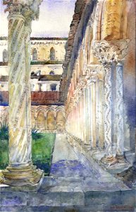 Cass Gilbert - Cathedral at Monreale, Sicily - 1962.13.40 - Smithsonian American Art Museum