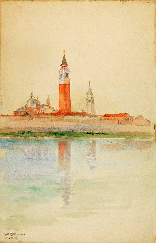 Cass Gilbert - San Giorgio Maggiore, Venice - 1962.13.30 - Smithsonian American Art Museum
