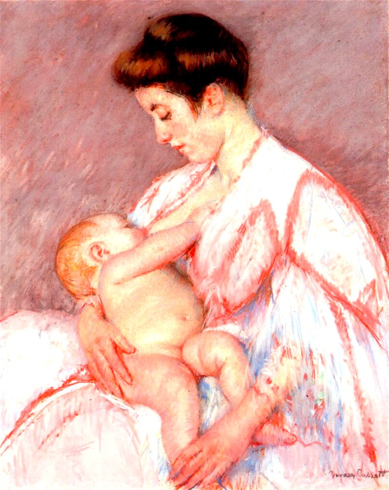 Cassatt Mary Baby John Being Nursed 1910