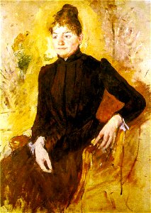 Cassatt Mary Woman in Black 1882