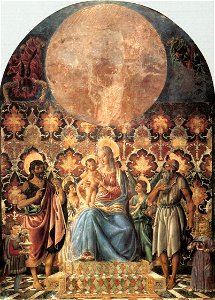 Andrea del Castagno - Madonna and Child with Saints - WGA00325