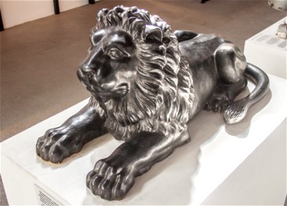 Cast iron lion from 1851