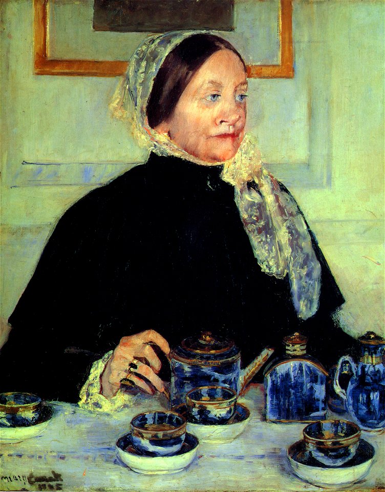 Cassatt Mary Lady at the Tea Table 1883