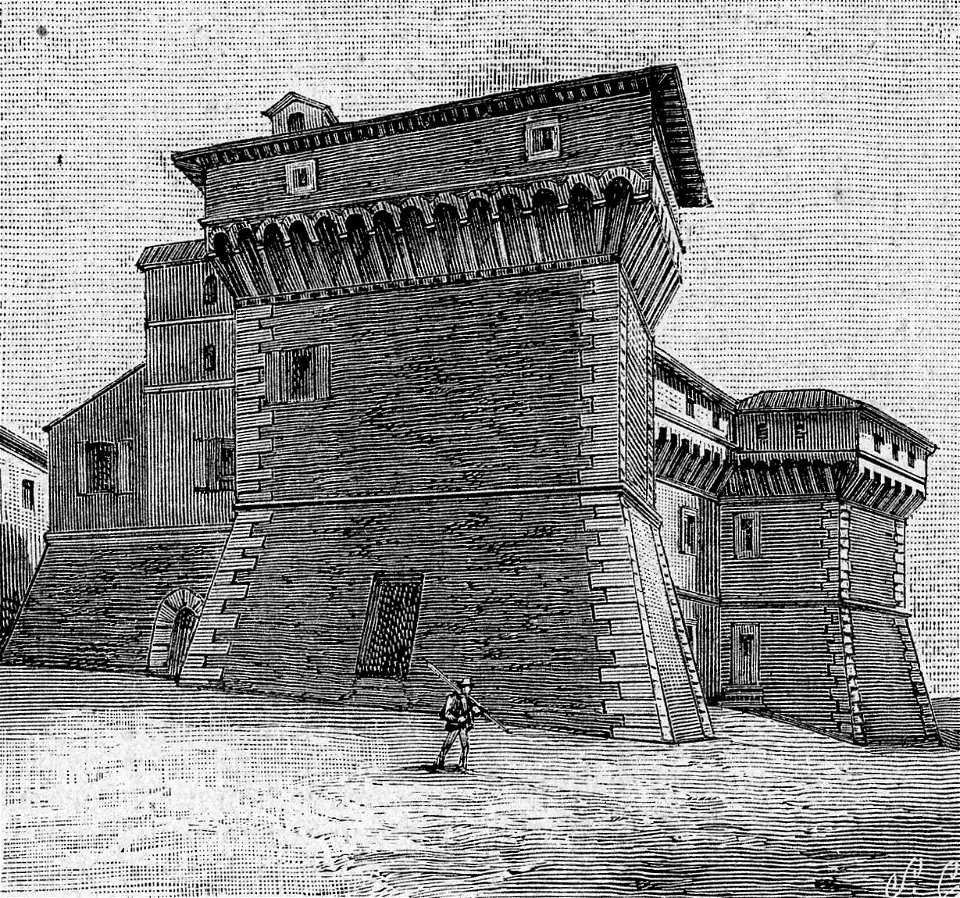 Castel del Rio – Rocca degli Alidosi (xilografia)