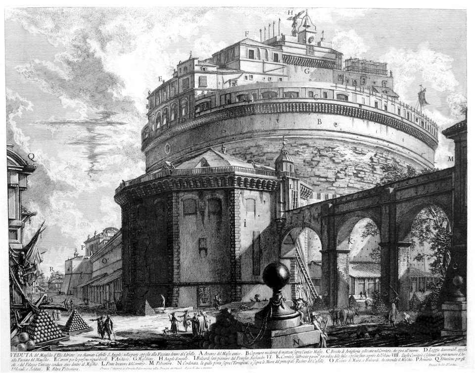 Castel Sant'Angelo, Giovanni Battista Piranesi