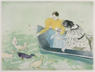 Mary Cassat - Feeding the Ducks - TFAA 1999.26