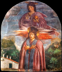 Andrea del castagno, san giuliano e il redentore