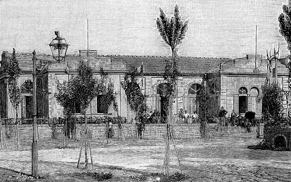 Castellammare – Padiglione marino (xilografia)