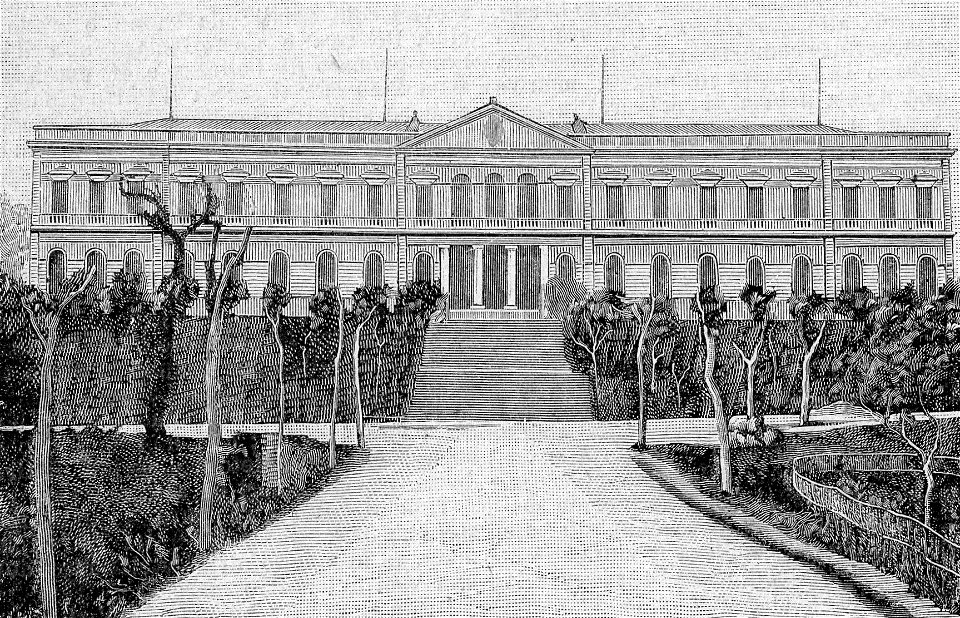 Castellammare – Villa del Collegio di Chieti (xilografia)