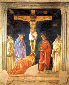 Del Castagno Andrea Crucifixion and Saints