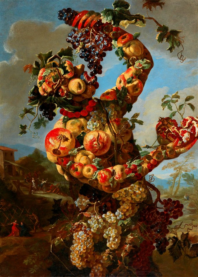 Allegory of Autumn by Giovanni Paolo Castelli, Lo Spadino