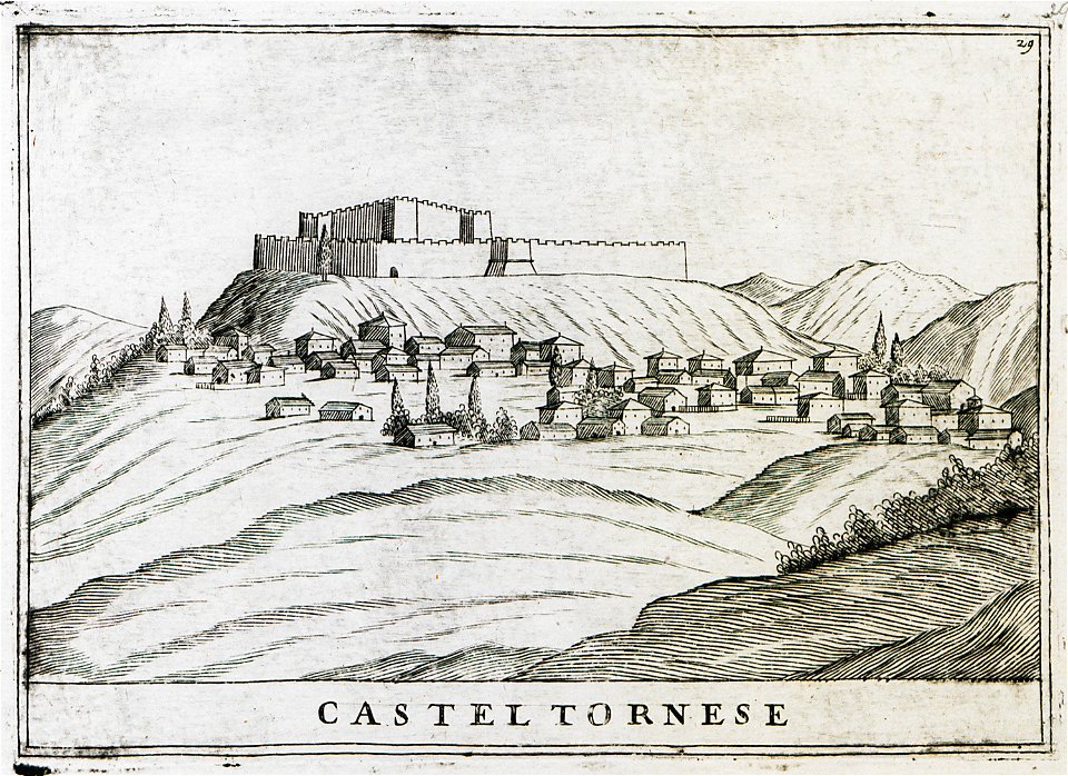 Castel Tornese - Coronelli Vincenzo - 1686