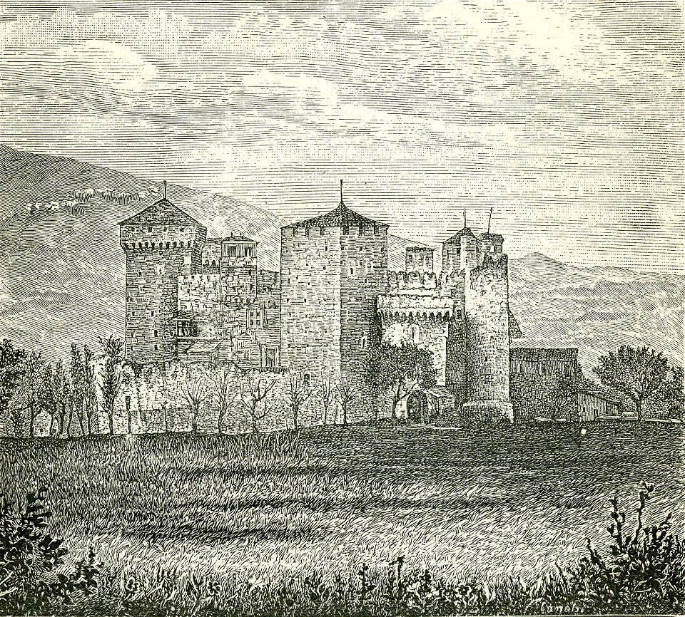Castello di Fénis xilografia