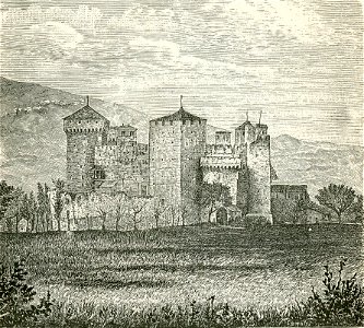 Castello di Fénis xilografia