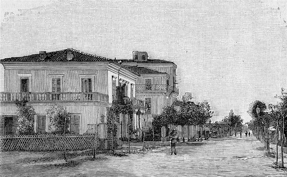 Castellammare – Corso Vittorio Emanuele II (xilografia)