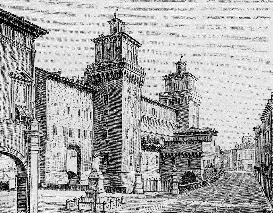 Castello degli Estensi (xilografia)