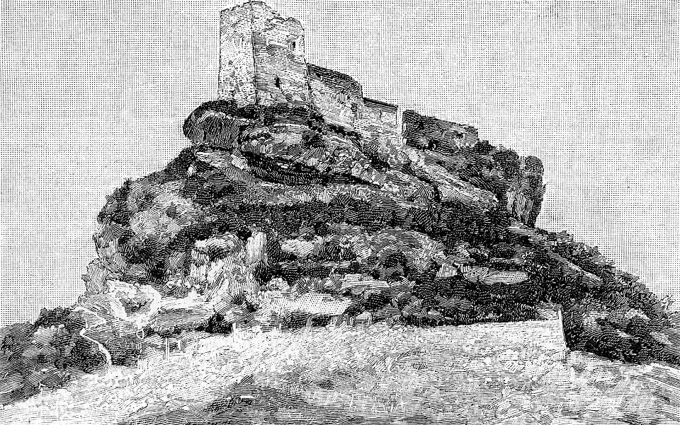 Castello di Canossa (xilografia)