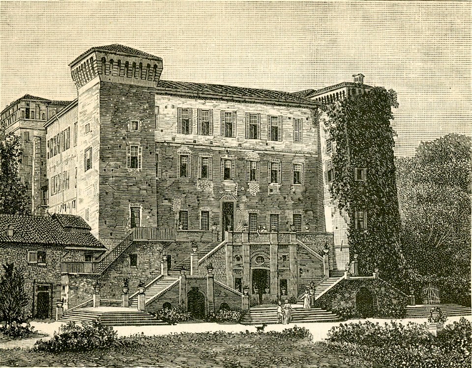 Castello di Vinovo xilografia