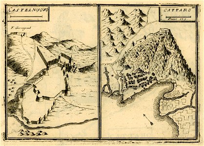 Castelnuovo Cattaro - Coronelli Vincenzo - 1688
