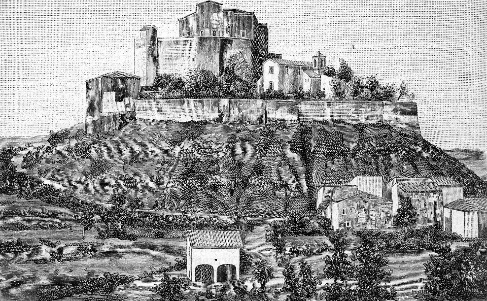 Castello di Rossena (xilografia)
