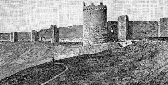 Castello Saraceno di Lucera (xilografia)