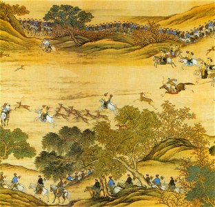 Castiglione - Hunting of Emperor Qianlong