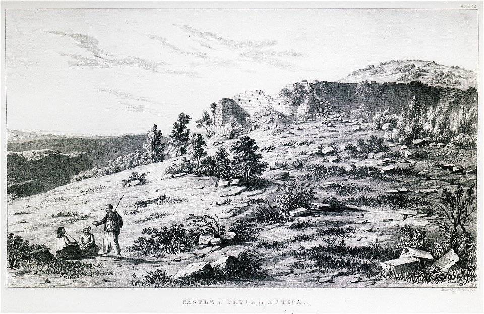 Castle of Phyle in Attica - Dodwell Edward - 1834