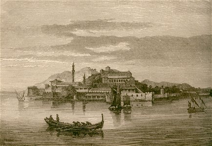 Castle of Modon, from the Sea - Wordsworth Christopher - 1882