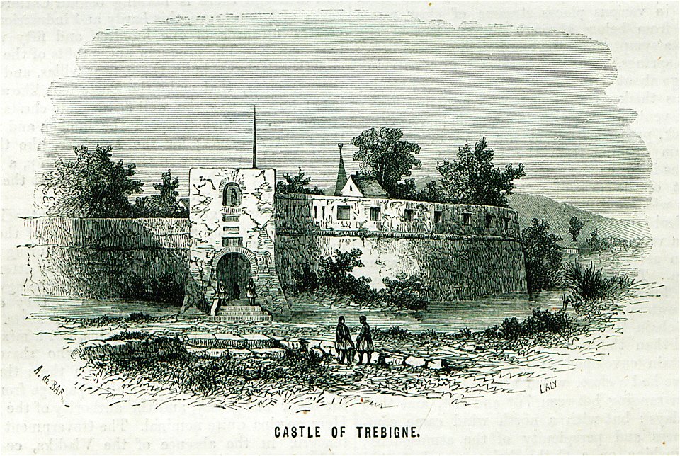 Castle of Trebigne - Ainsworth William Francis - 1870