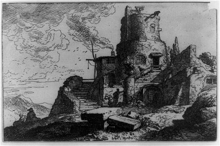 Castle in ruins LCCN97513253