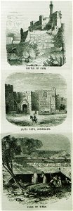 Castle of Sion Jaffa Gate, Jerusalem Tomb of Kings - Ainsworth William Francis - 1870