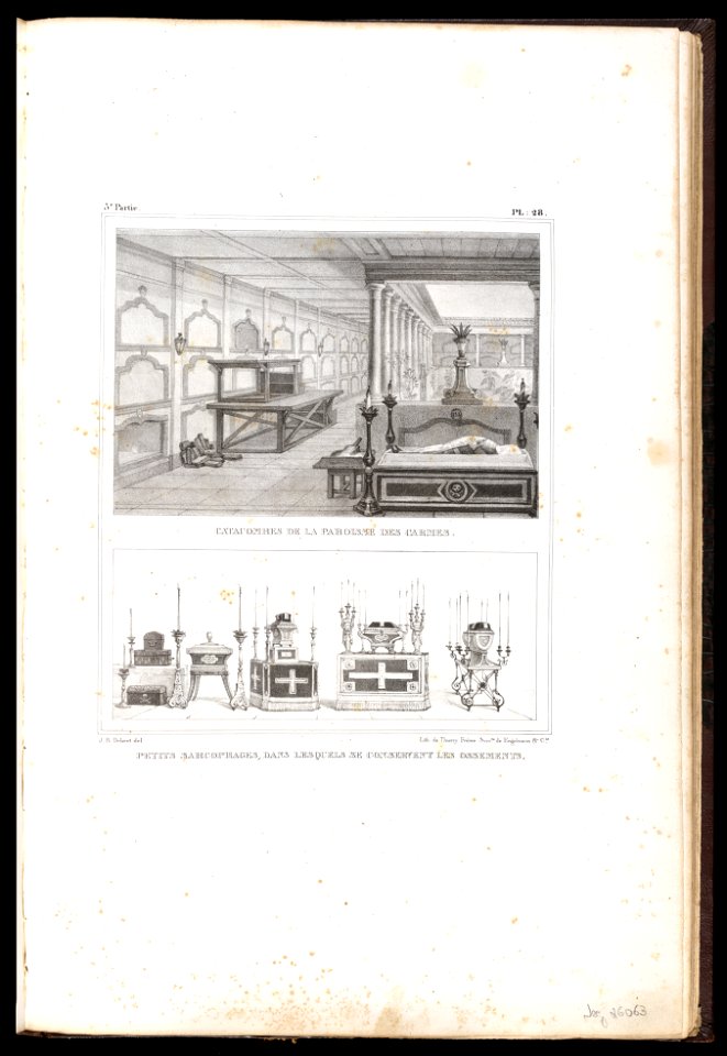 Catacombes de la paroisse des carmes (1), da Coleção Brasiliana Iconográfica