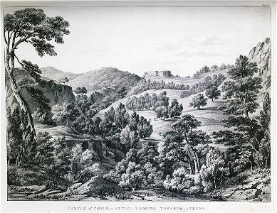 Castle of Phyle in Attica looking towards Athens - Dodwell Edward - 1834