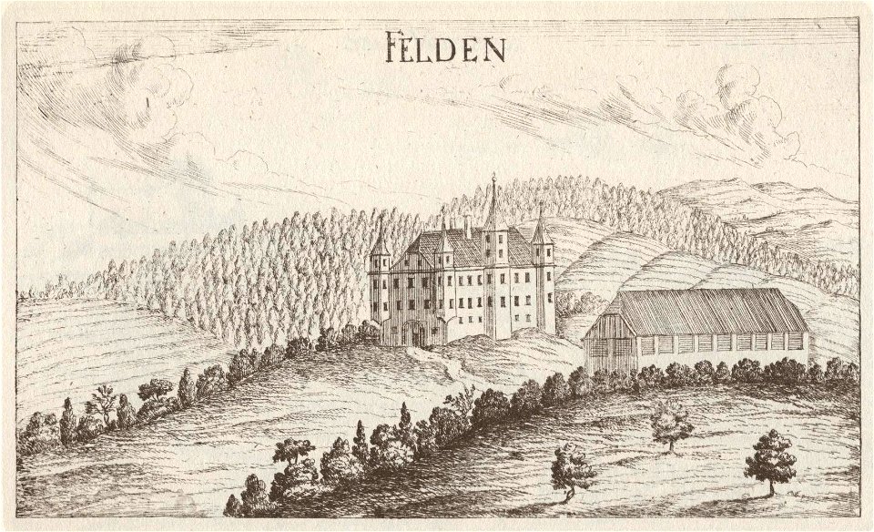 Castle Velden by Vischer, St. Veit in der Gegend, Mühlen, Styria