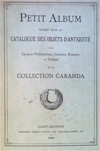 Catalogue des objets d'antiquité, collection Caranda37082