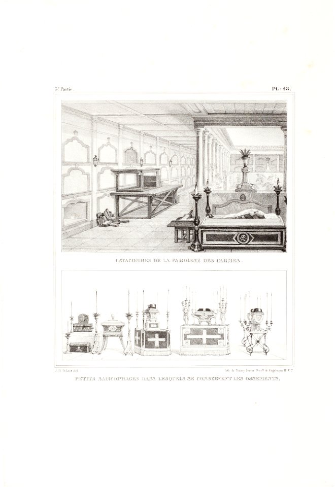 Catacombes de la paroisse des Carmes (3), da Coleção Brasiliana Iconográfica