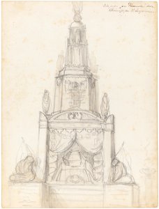 Catafalco per Fúnerale della Principessa Dª. Leopoldina, da Coleção Brasiliana Iconográfica