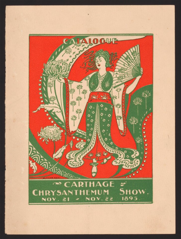 Catalogue for the Carthage Chrysanthemum Show, Nov. 21 - Nov. 22, 1895 LCCN2014646899