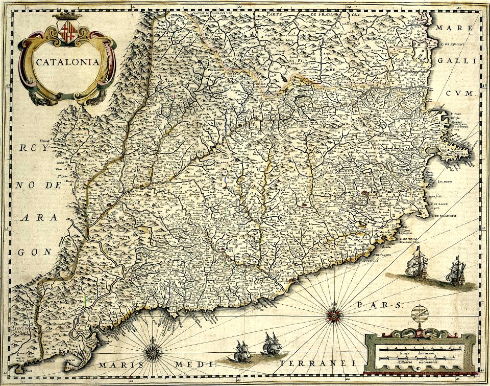 Catalonia, Blaeu