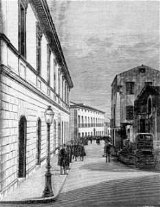 Catanzaro – Strada Principe Umberto (xilografia)