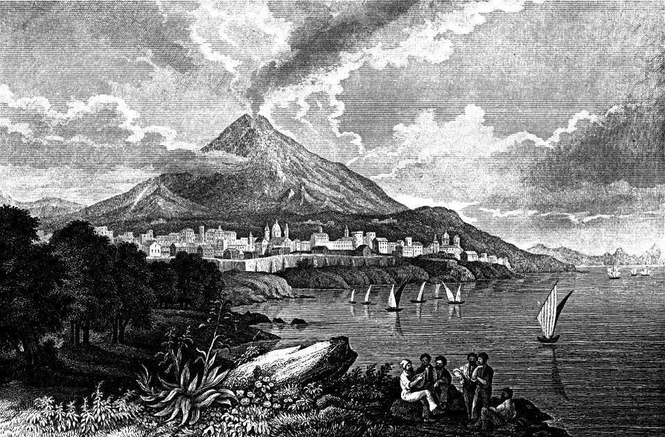 Catania Mount Etna c1840