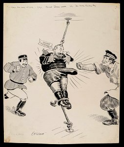 Catch him coming and going; or Great team work; or the Human punching bag, July 3, 1905 (NBY 1455)