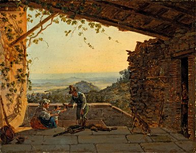 Franz Ludwig Catel - Heimkehr des Bauern von der Hasenjagd